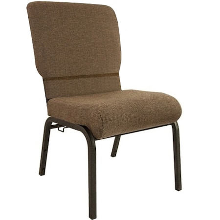 Flash Furniture Advantage Jute Church Chair with Book Rack 20.5" Wide PCHT-112-BR